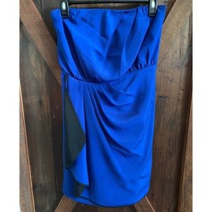 Blue Strapless Dress